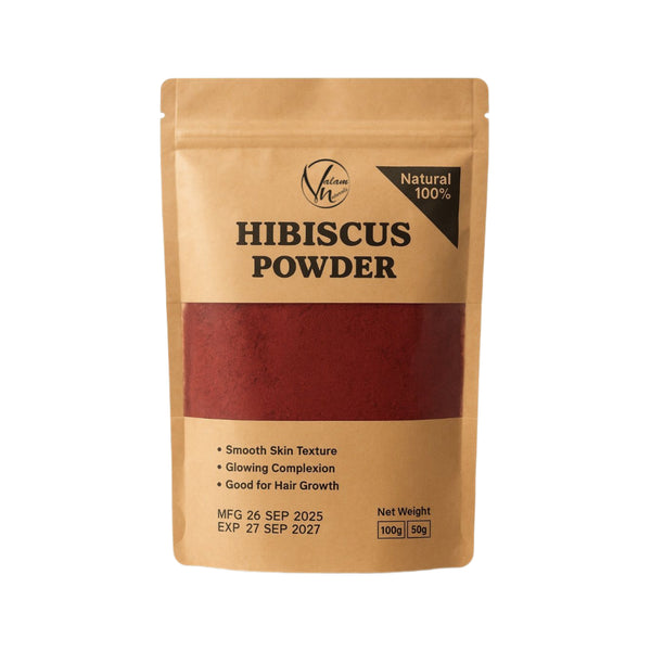 Hibiscus Flower Powder (100g) — NaturLuxe