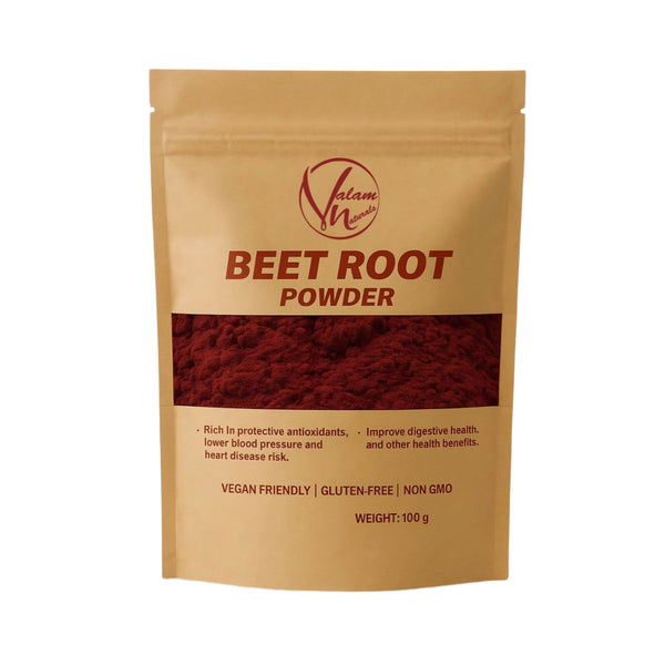 Natural Beetroot Powder — 100 g | NaturLuxe
